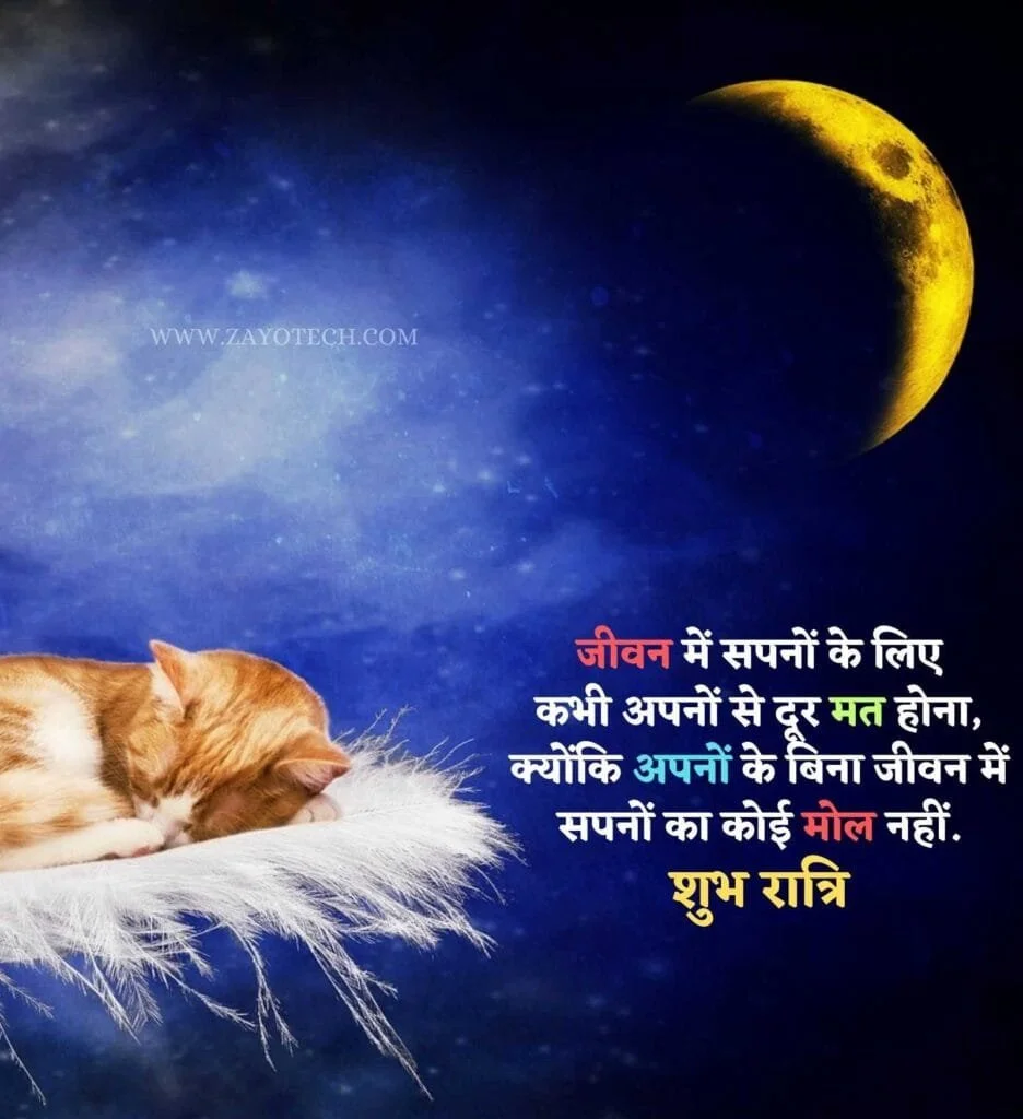 Good Night Wishes in Hindi