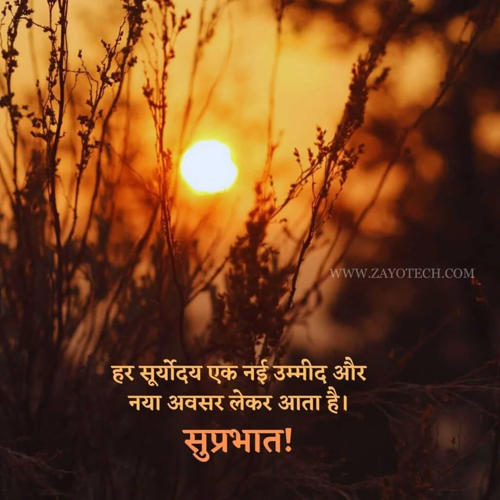 New Best Good Morning Quotes in Hindi 2024