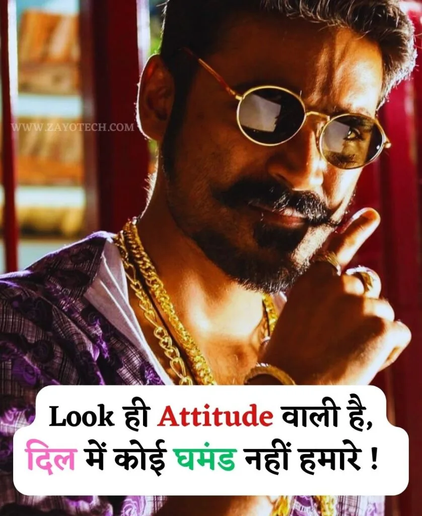 Royal Attitude Status in Hindi