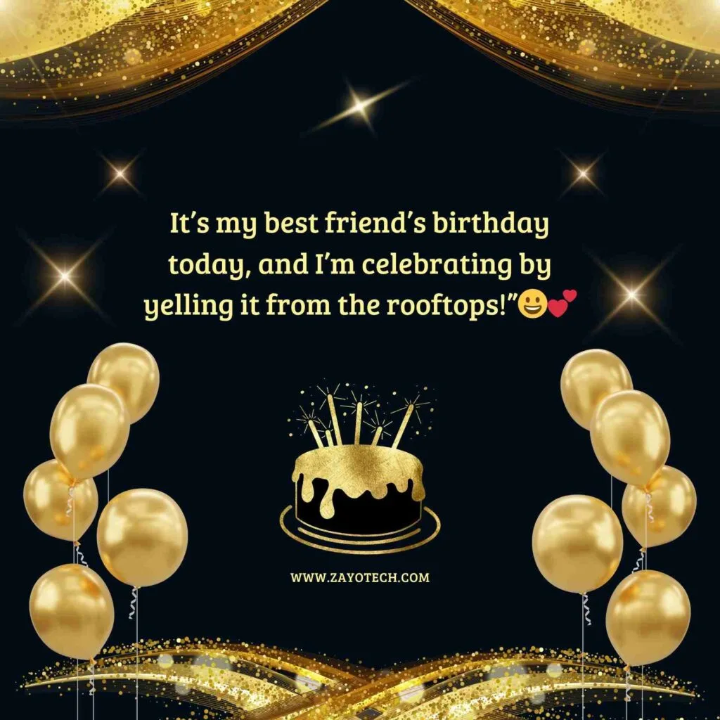 Short birthday wishes for Your Best friend 2024