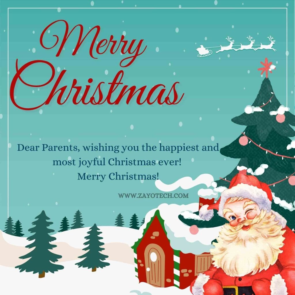 Best Christmas Messages for Parents 
