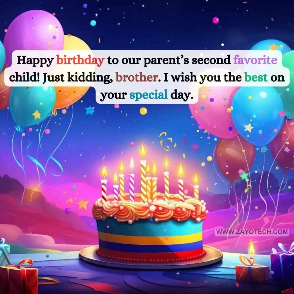 New Birthday Wishes for Brother