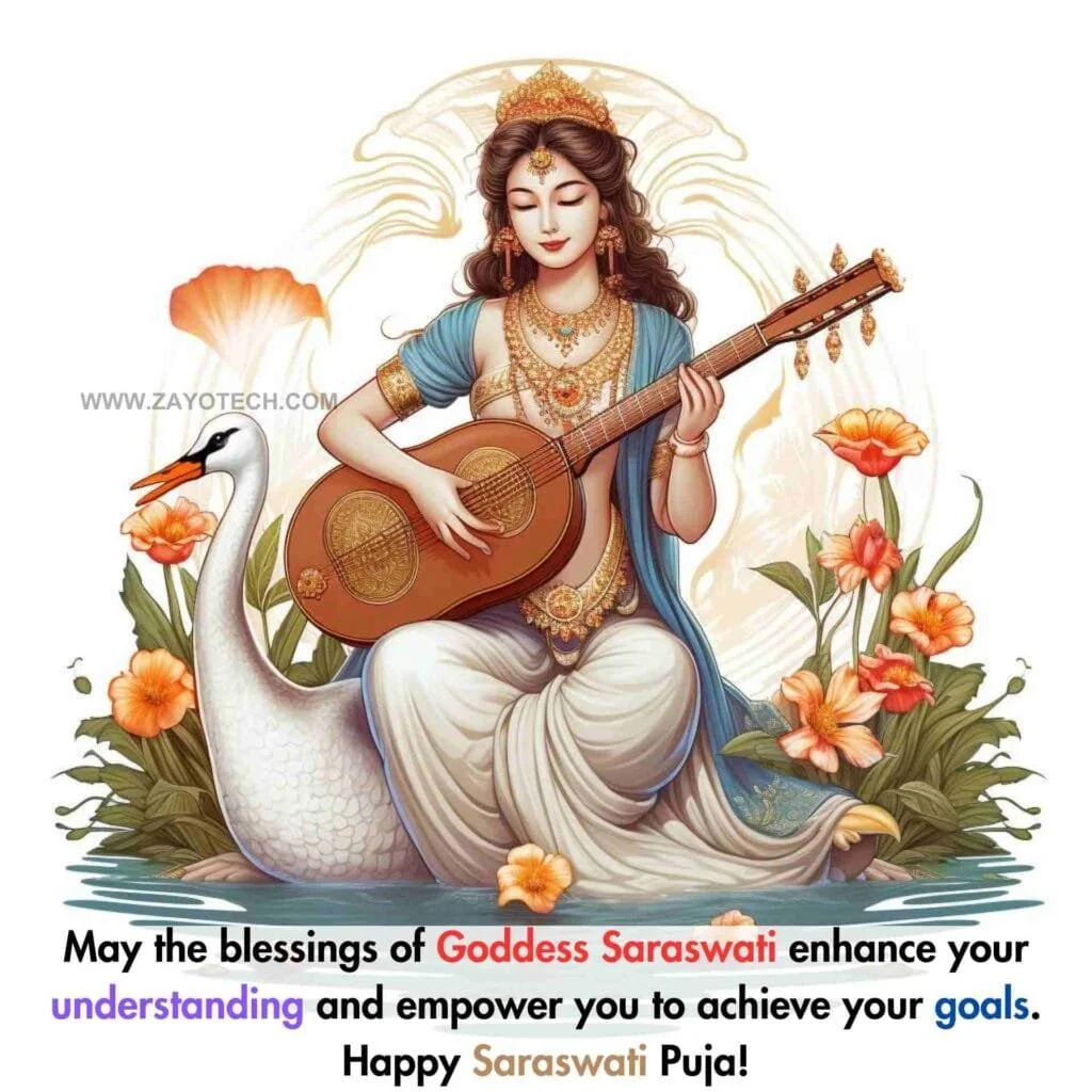 New Happy Saraswati Puja Wishes