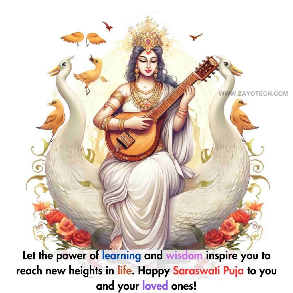 Latest  Happy Saraswati Puja Wishes