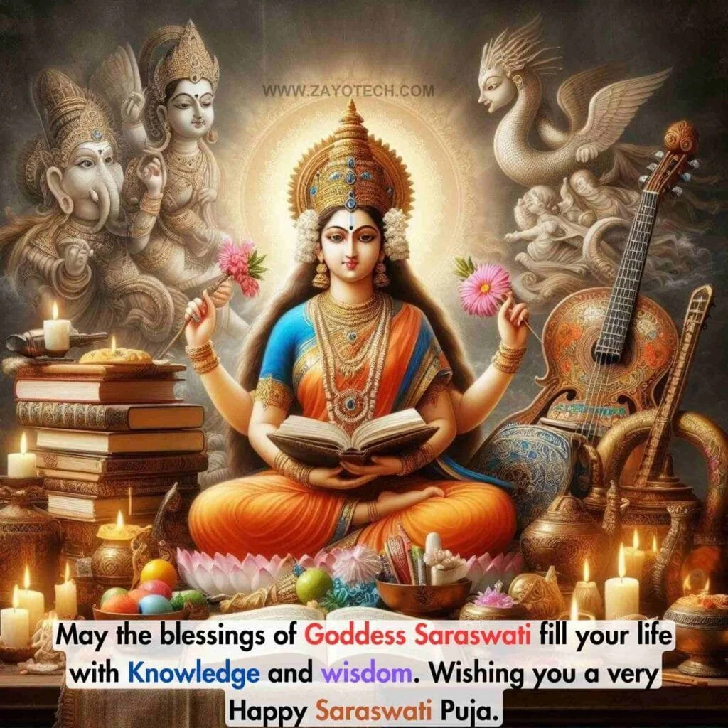 Happy Saraswati Puja Wishes