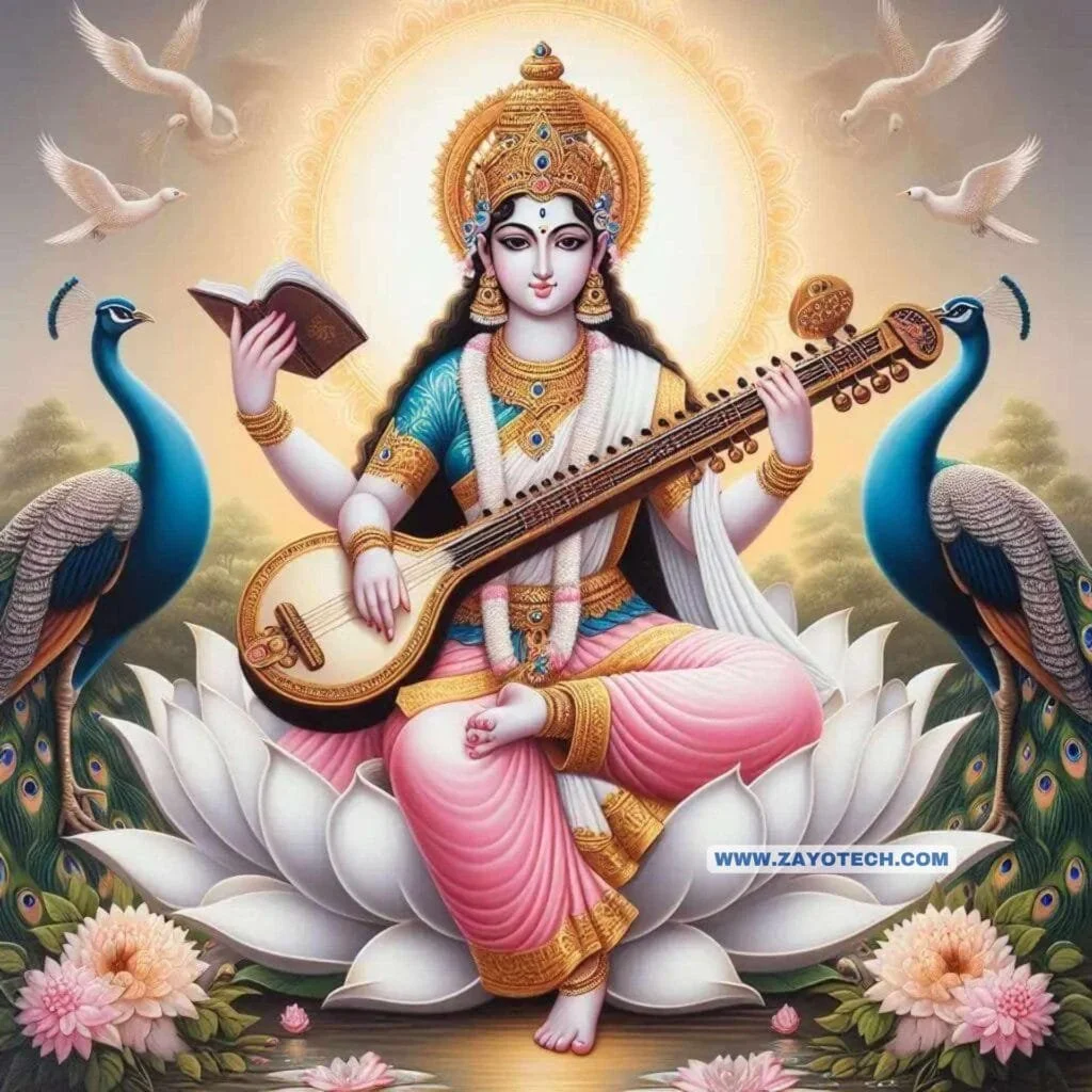 Unique Saraswati Mata Image