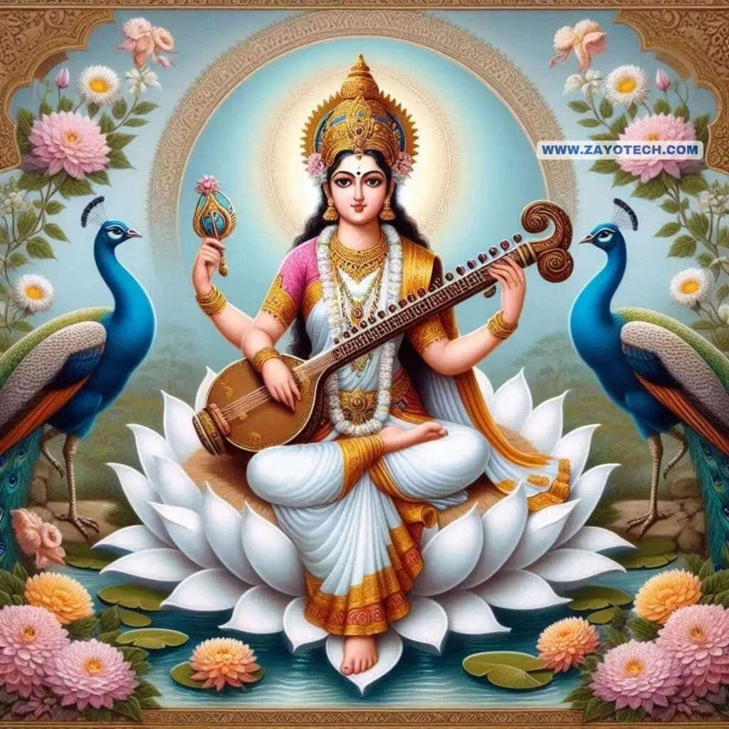 Unique Saraswati Mata Image