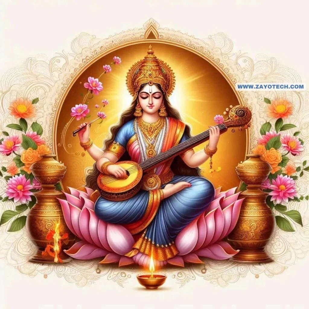 Unique Saraswati Mata Image