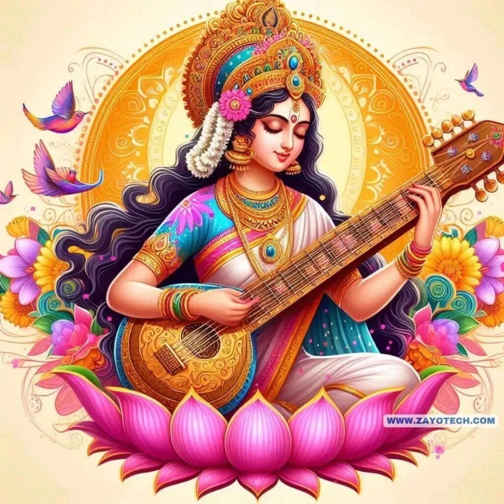 Unique Saraswati Mata Image