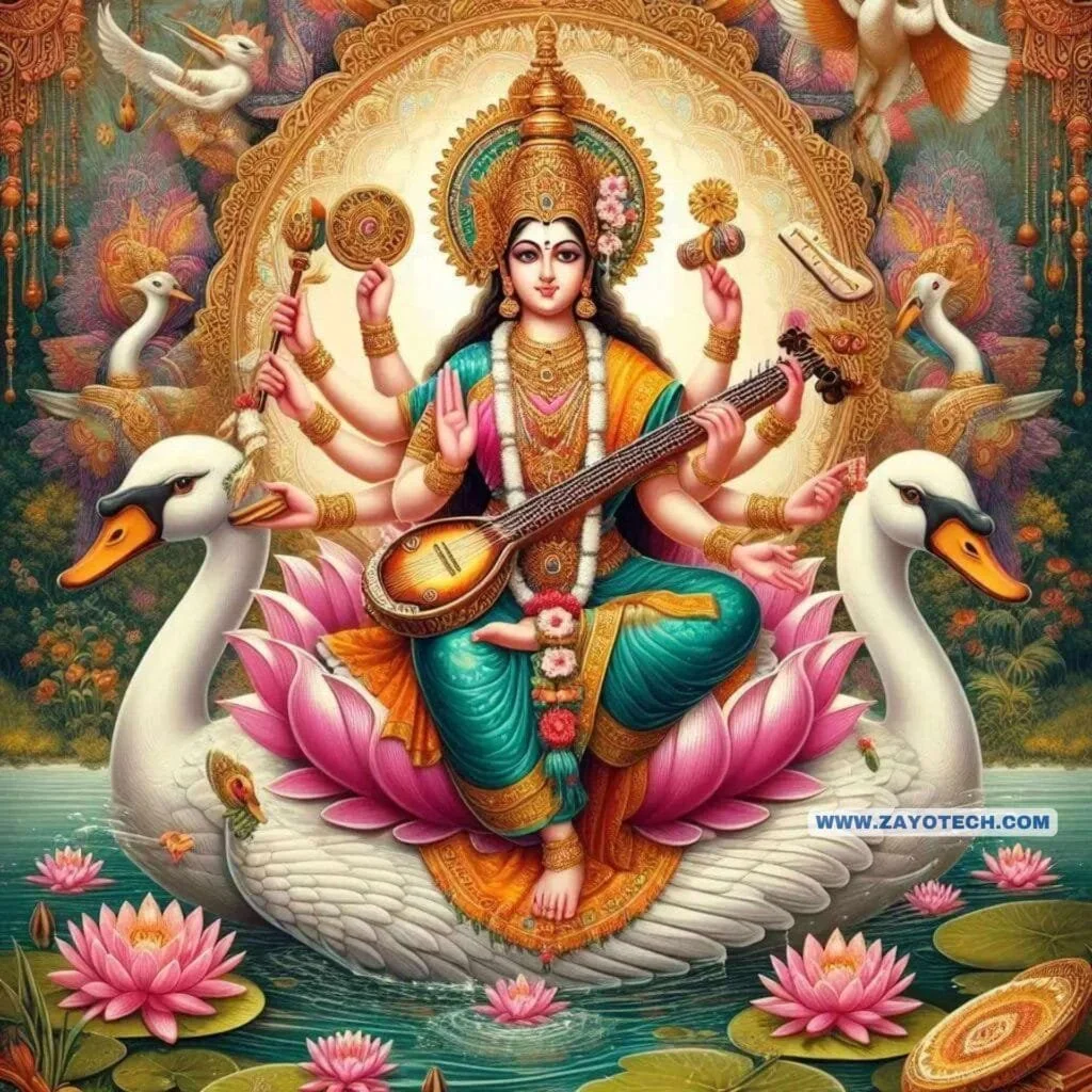 Unique Saraswati Mata Image