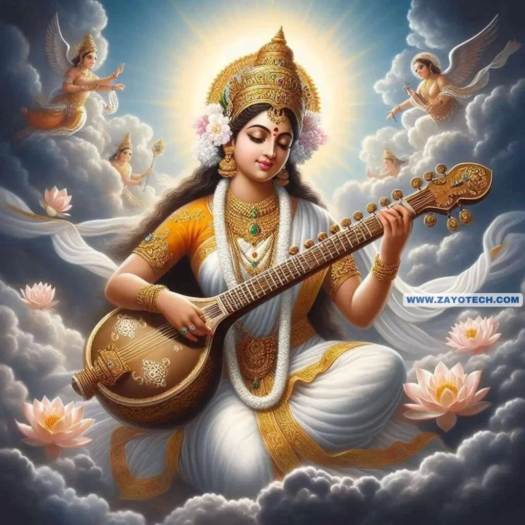 Unique Saraswati Mata Image