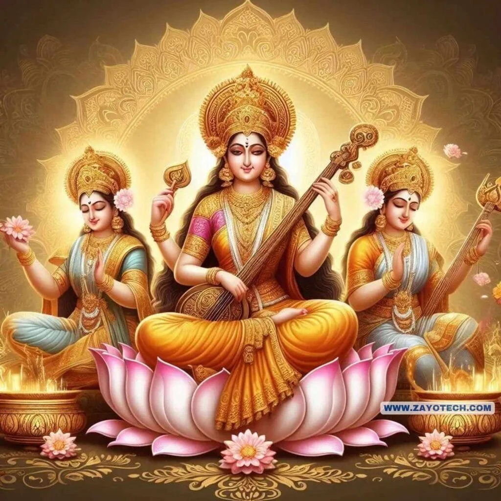 Latest Saraswati Mata Image