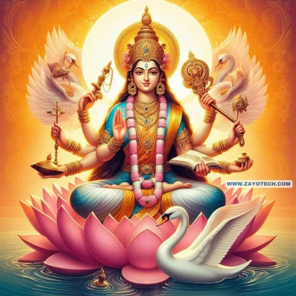 New Saraswati Mata Image