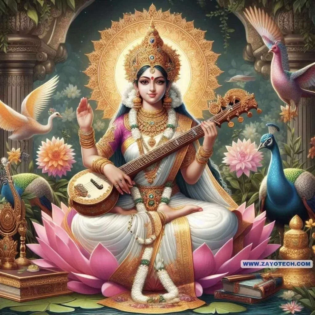 Saraswati Mata Image HD