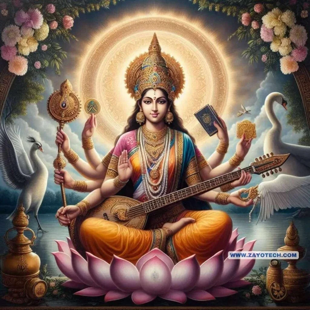 Saraswati Mata Image HD