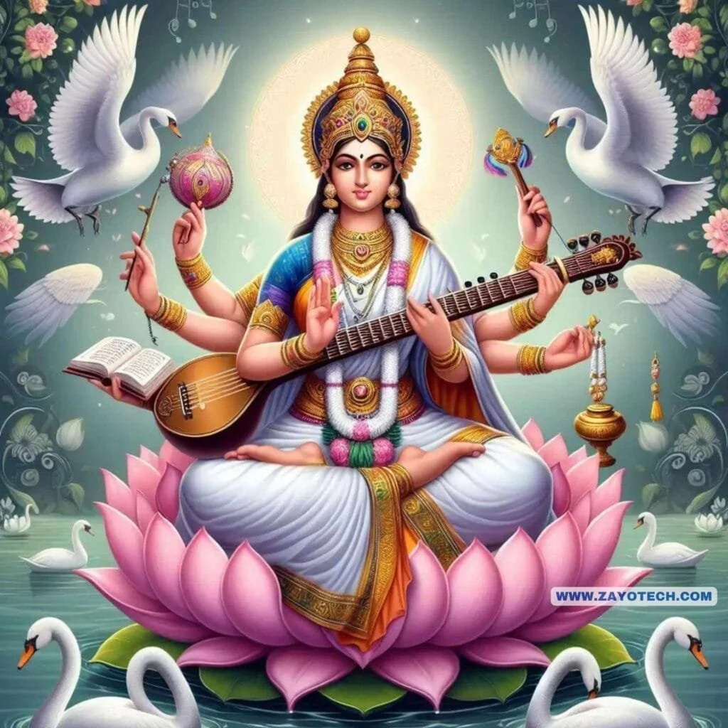 Unique Saraswati Mata Murti Images 2024