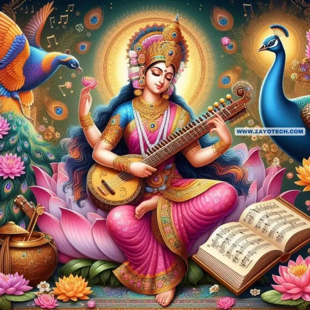 Saraswati Mata Image HD