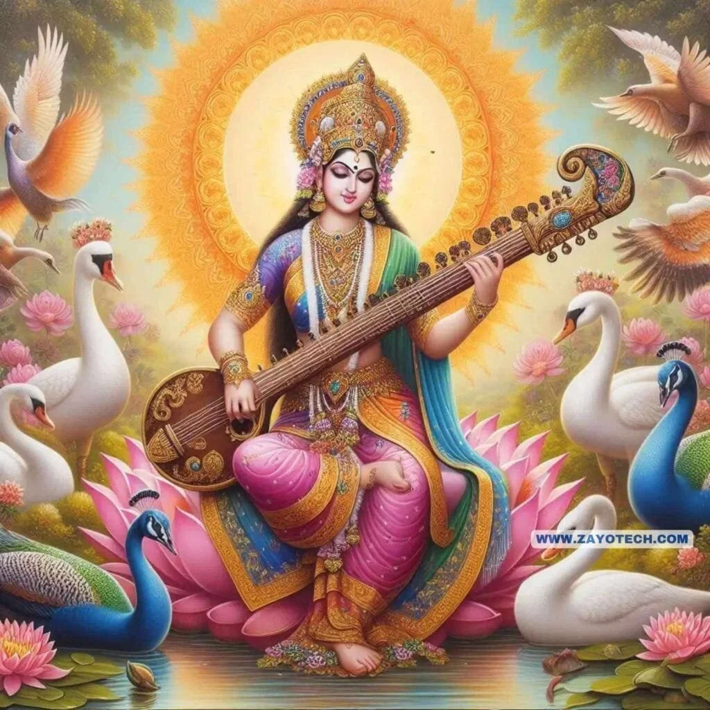 Saraswati Mata Image HD