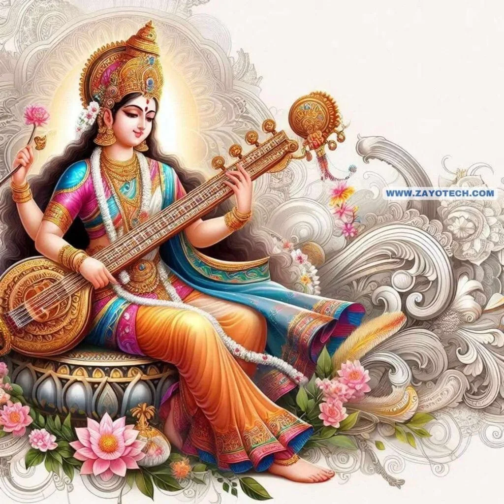 Saraswati Mata Image HD