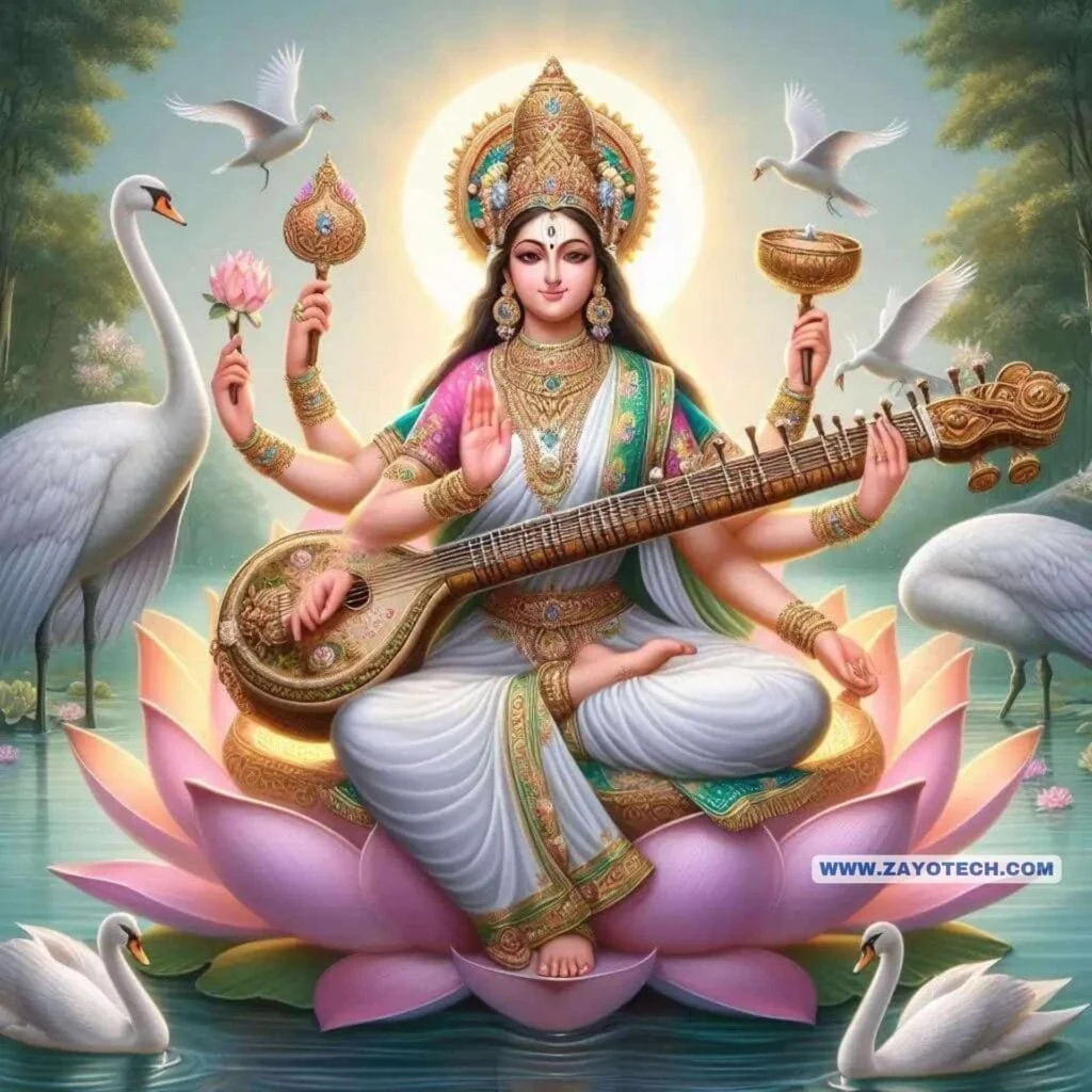 Saraswati Mata Image HD
