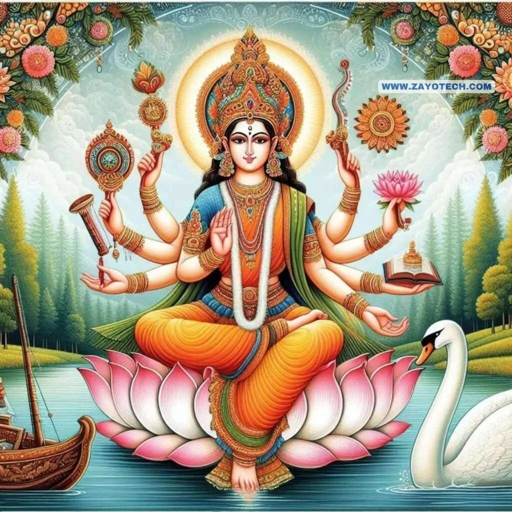 Unique Saraswati Mata Murti Images 2024
