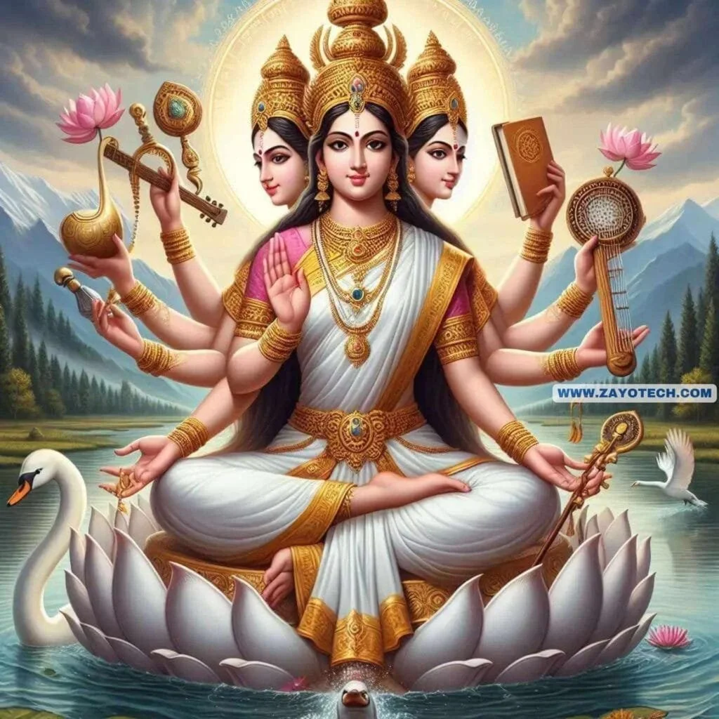 Unique Saraswati Mata Murti Images 2024