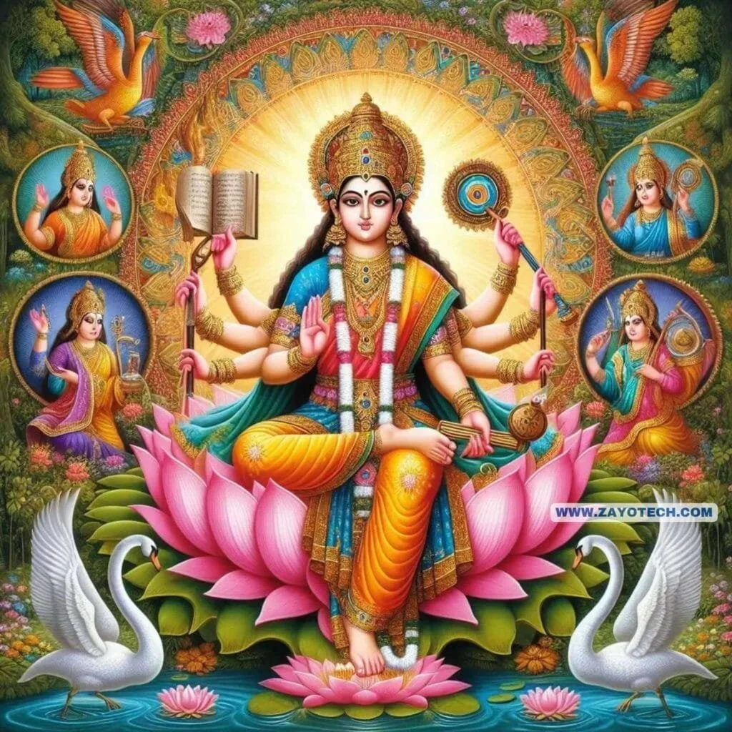 Unique Saraswati Mata Murti Images 2024