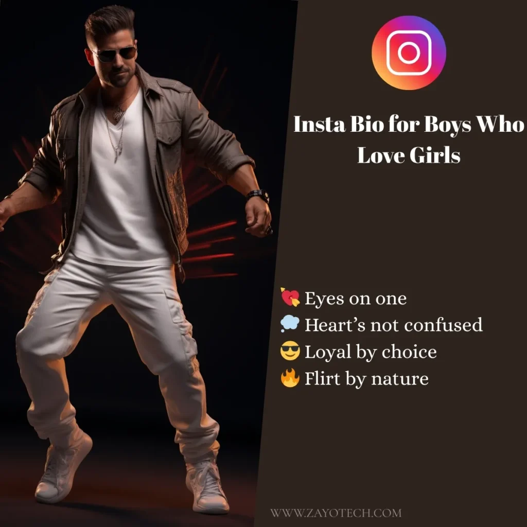 Best insta bio for boys in stylish font design