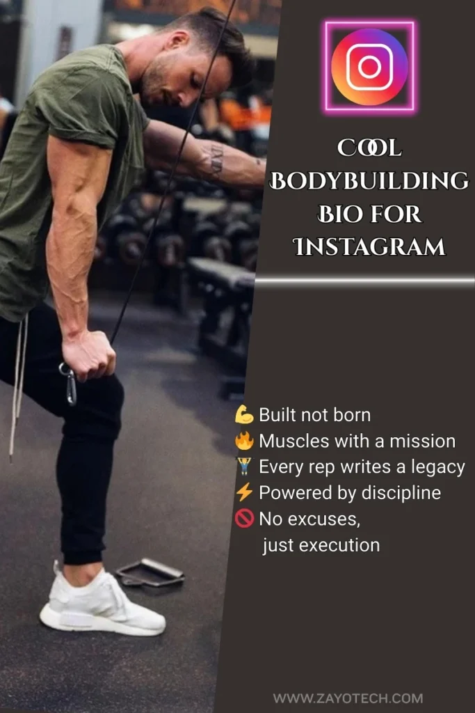 Daily Motivation Gym Lover Bio for Instagram