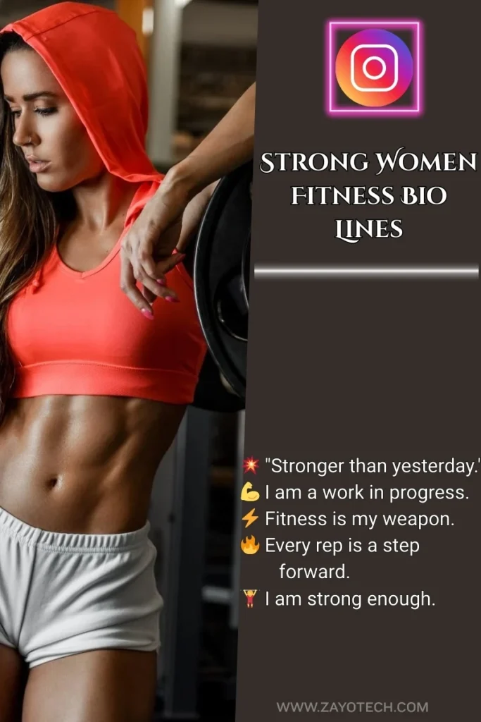 One-line Gym Bio for Instagram