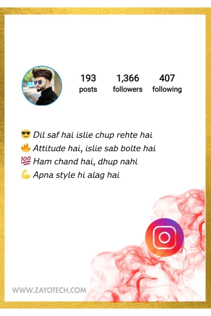 VIP style Instagram bio font for boys in fancy text