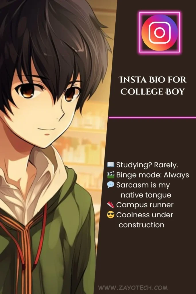 Trendy Instagram Bio for College Students