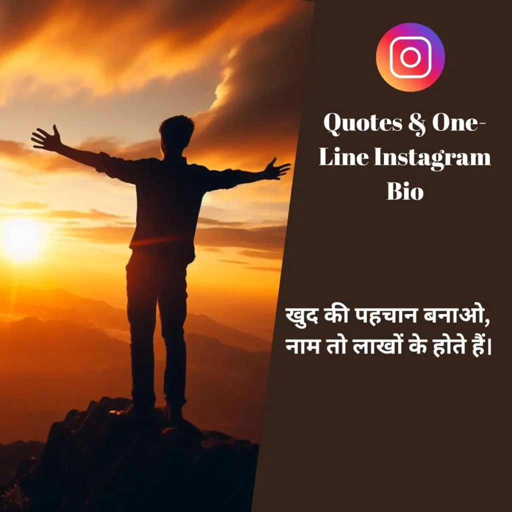 Cool Instagram Bio in Hindi for Profile Boost
