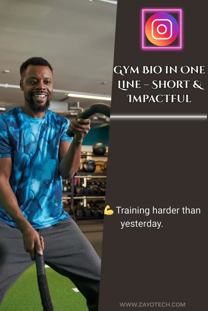 Fitness Passion Bio for Instagram