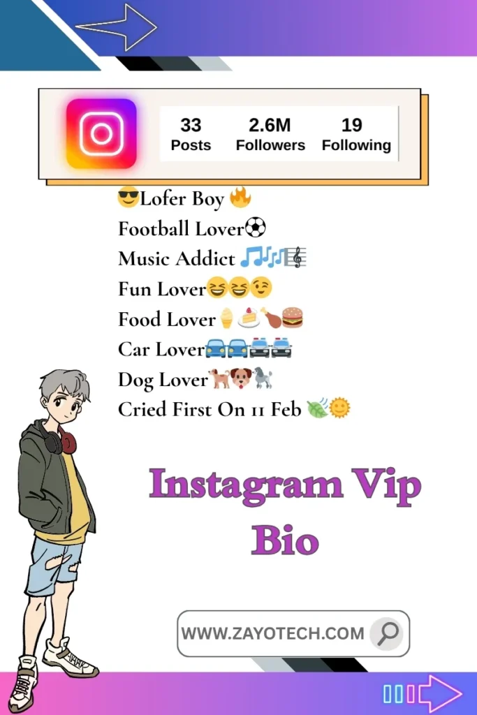 VIP Instagram bios for elite profile feel