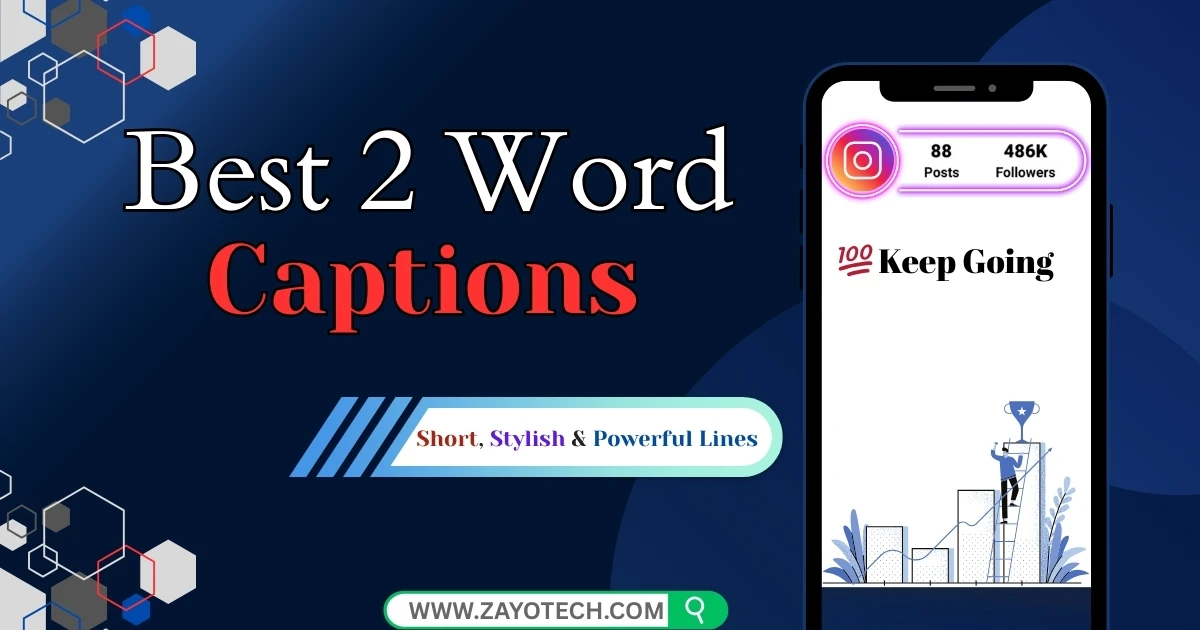 Two Word Captions for Instagram to express your mood with style
