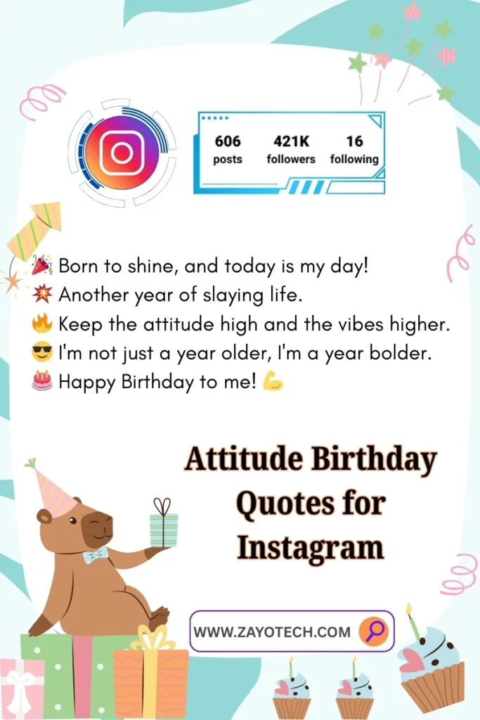Stylish birthday look वाली image classy captions के लिए