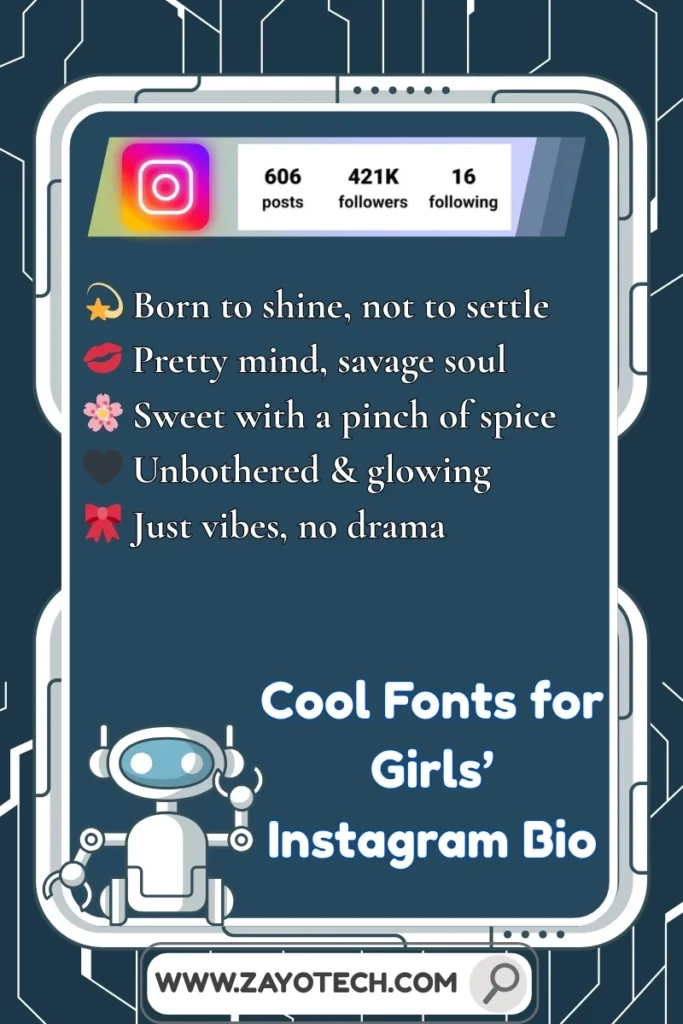 Insta font style for boys and girls जो हर vibe से match करे