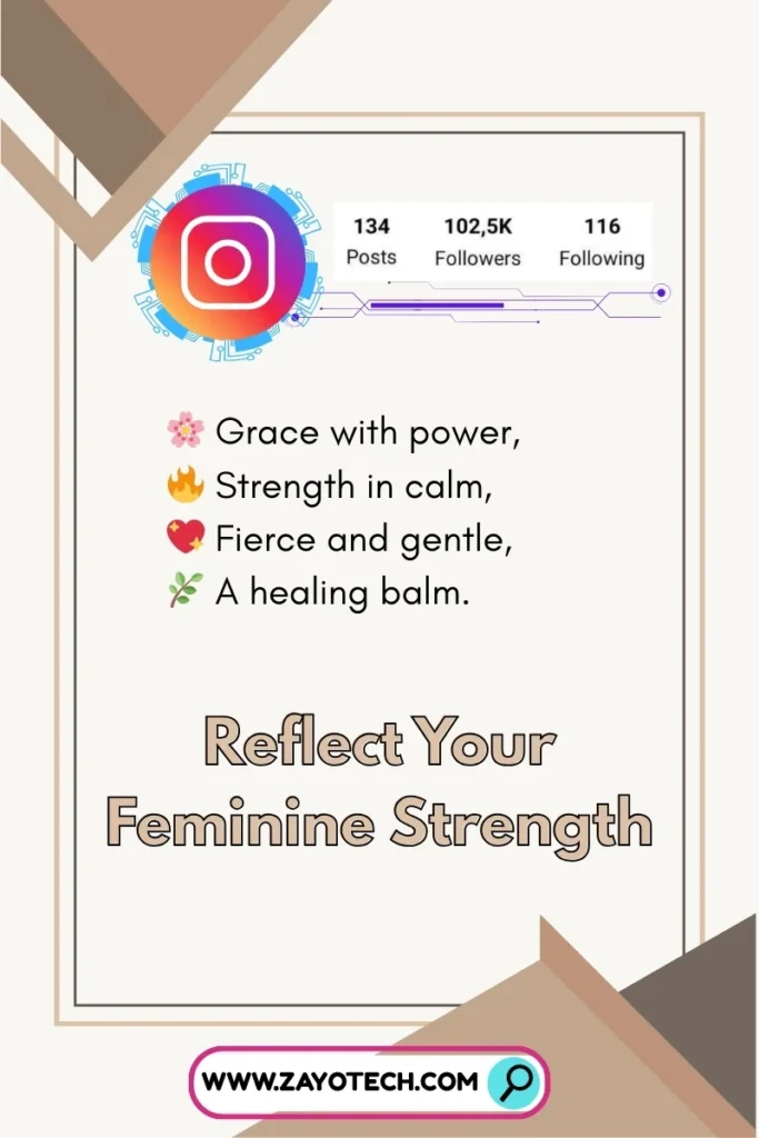 Stylish quotes for Instagram bio in bold text