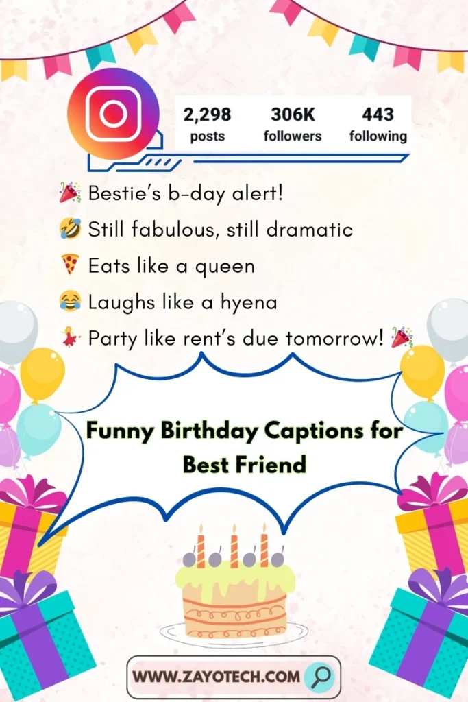 Old birthday photo moment with best friend for heartfelt captions