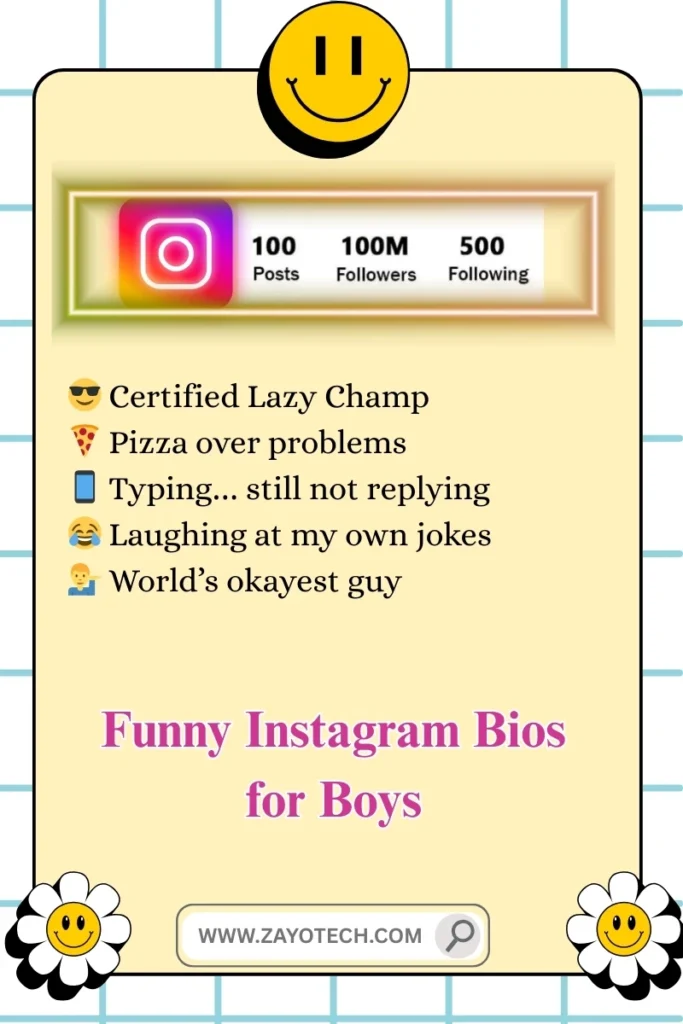 Instagram bios with sarcasm और smart humor