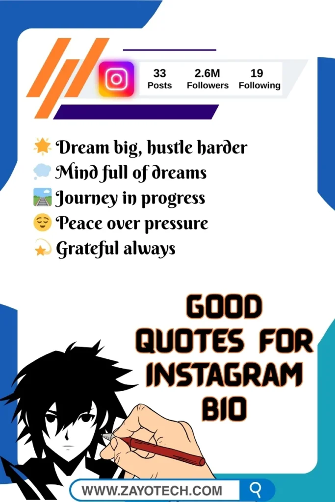 Motivational Instagram quote जो आपके attitude और goals को एकसाथ पेश करे