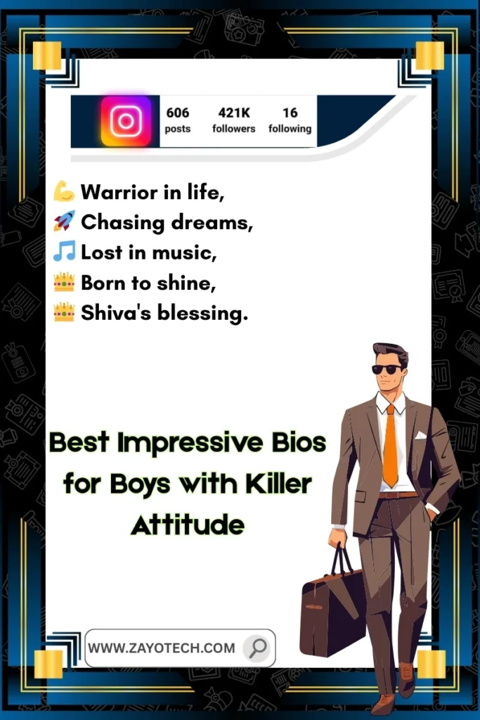Honest Instagram bio for boys reflecting truth and inner values