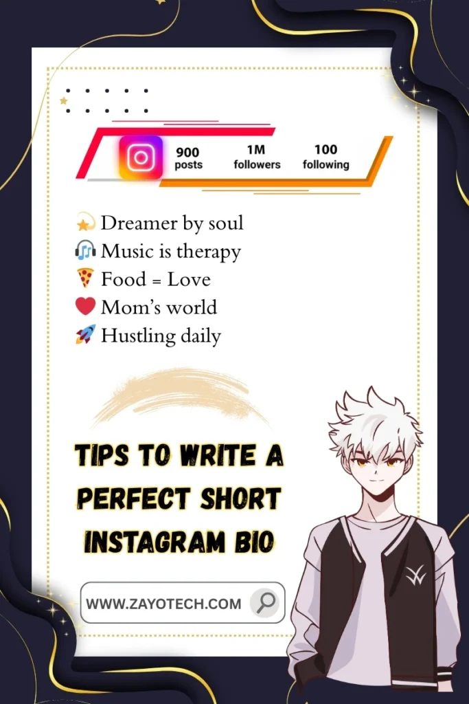Simple but meaningful Instagram short bio inspiration