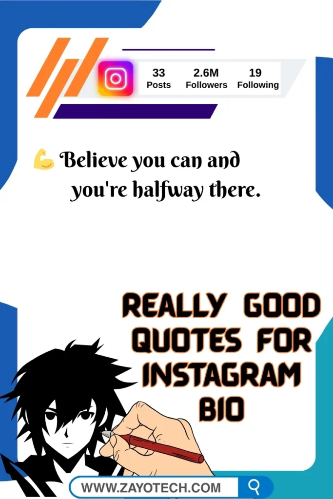 Cool Instagram bio line जो एक confident और energetic impression देता है