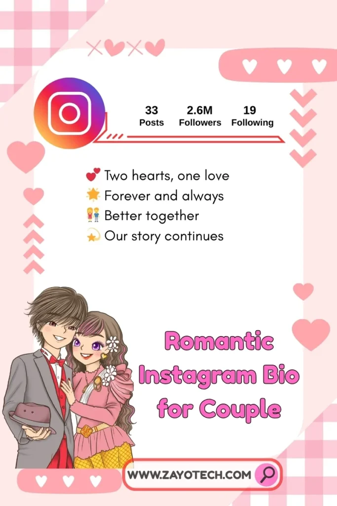 Stylish Instagram Bio for Couple in Hindi