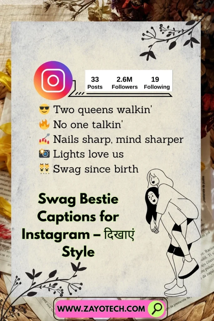 Stylish bestie quotes for your Instagram feed