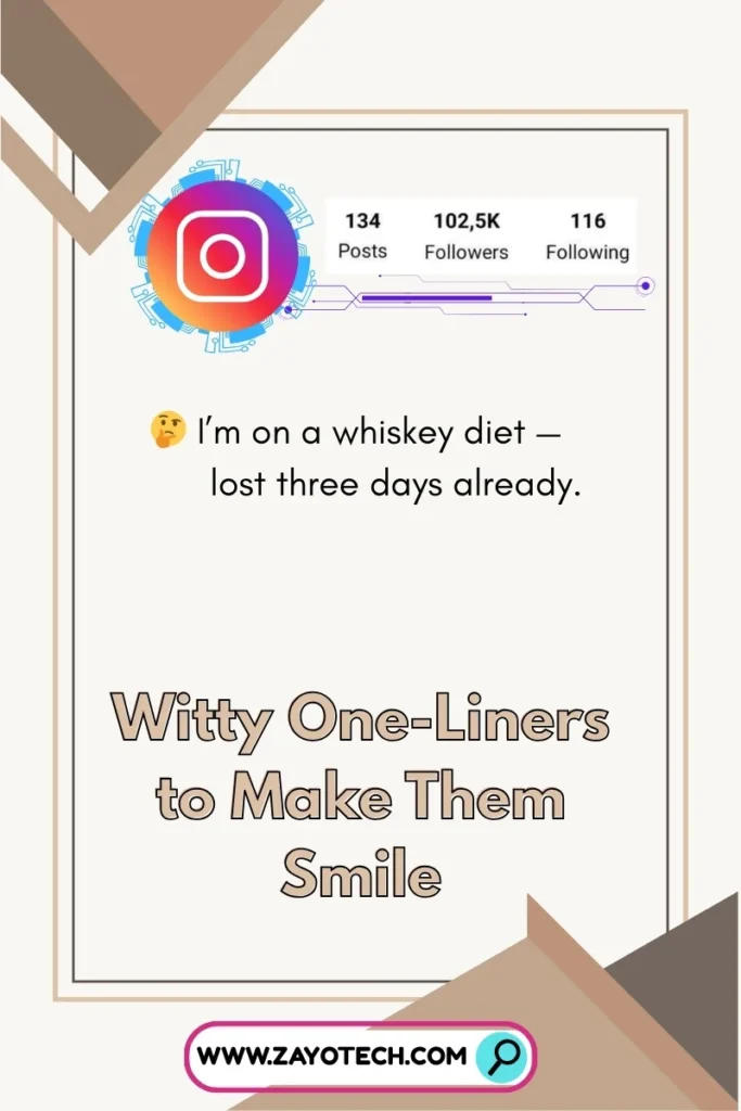 Funny quotes for Instagram bio with quirky tone