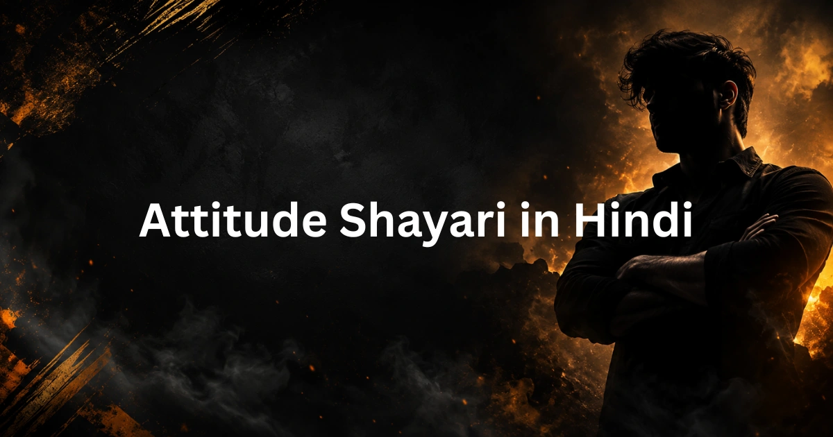 301+ Best Attitude Shayari in Hindi for Boys & Girls