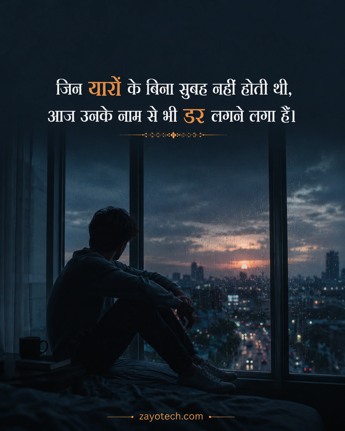 बिछड़े यार की याद दिलाती सैड दो लाइन दोस्ती शायरी